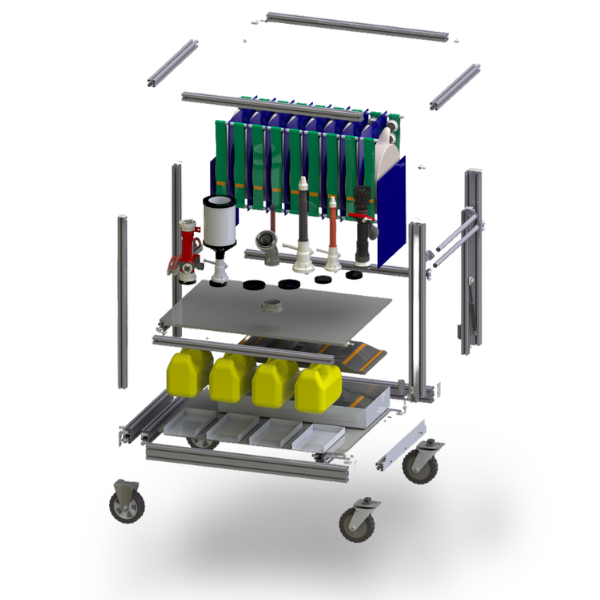 Bosch Rexroth Baukasten für Feuerwehr Container – modulare Systemlösung für individuelle Einsatzanforderungen