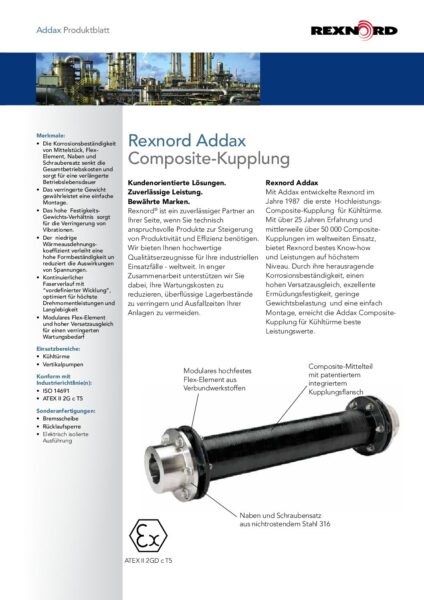 thumbnail of Addax Composite Kupplung RegalRexnord