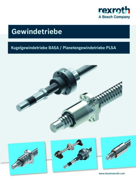 thumbnail of Gewindetriebe, Kugelgewindetriebe, Planetengewindetriebe