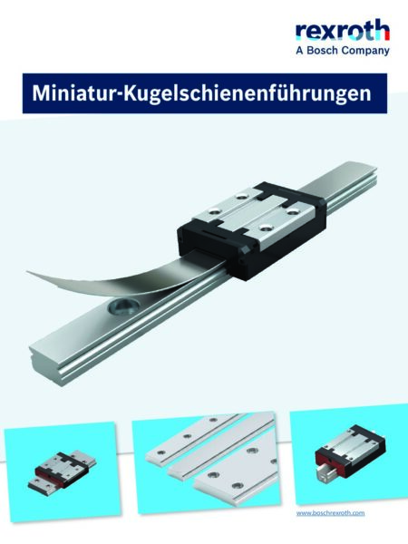 thumbnail of Miniatur-Kugelschienenführungen