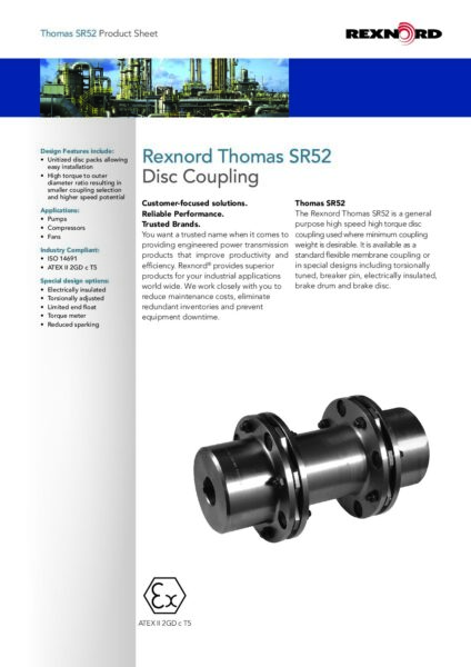 thumbnail of Thomas SR 52 RegalRexnord