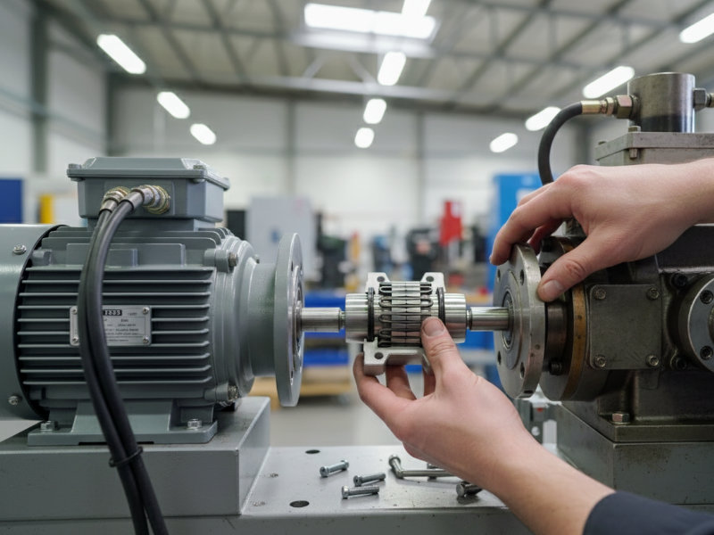 Wellenkupplung mit elastomerem Element – teilbare Klauenkupplung für präzise Drehmomentübertragung, Winkelausgleich und Schwingungsdämpfung in Industrieumgebungen