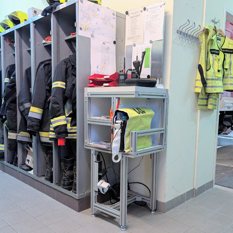 Infopoint für Feuerwehr Einsatzleiter