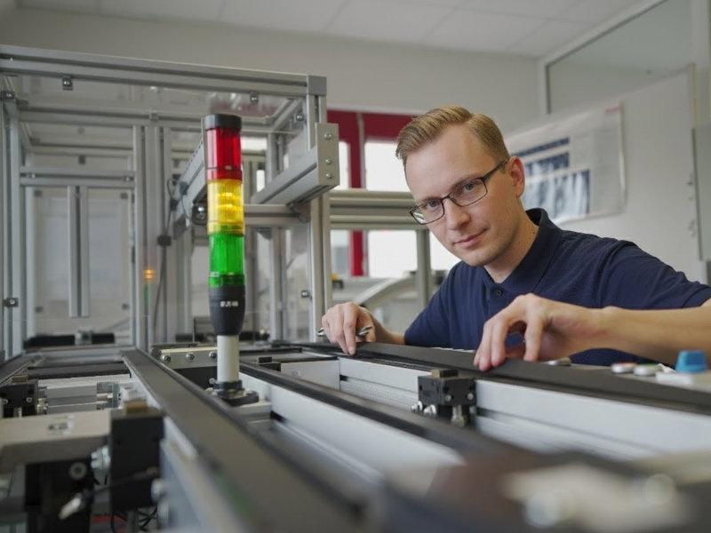 Junger Lehrling bei Reiter in Wien, Österreich – Lehre und Karriere bei Maschinenbau und Automatisierungstechnik