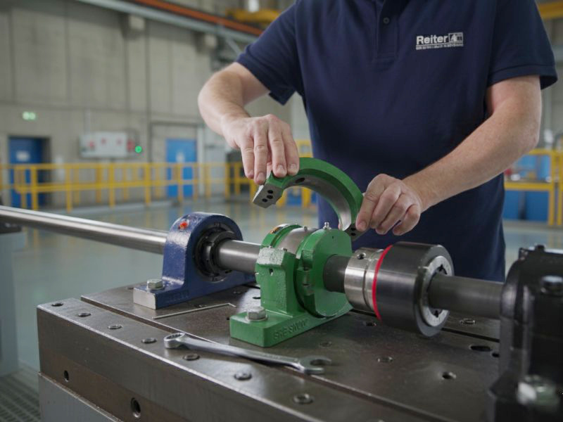 Reiter Mitarbeiter bei der Wellenmontage in Österreich – präzise Montage und industrielle Fertigung