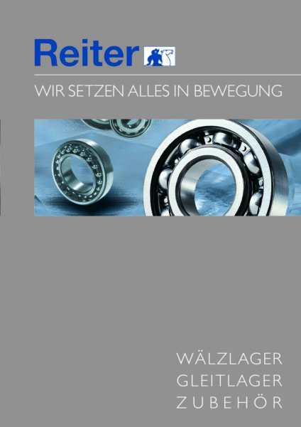 thumbnail of Wälzlager Gesamtkatalog Reiter